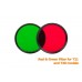 Светофильтры для Acebeam T21/T27 / T30 - зеленый, красный