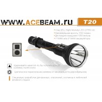 Acebeam T20 Cree XPL  1500lm/1050m